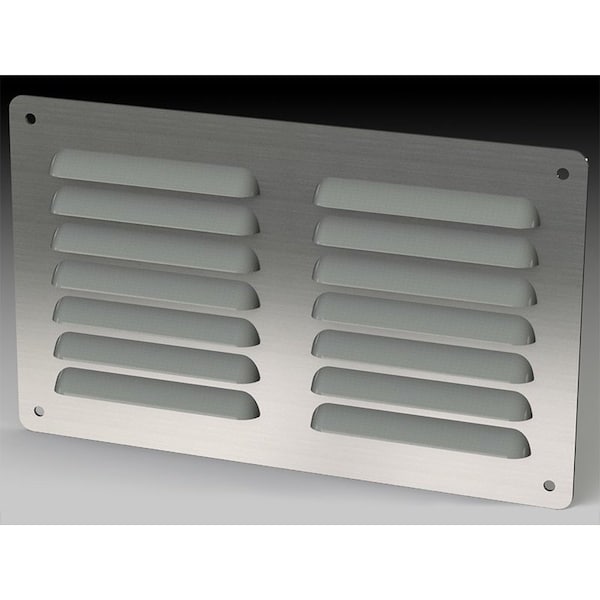 Louver Stand Kit, 5.81 in. H x 9-1/2 in. W x 0.36 in. L, 304 Stainless Steel